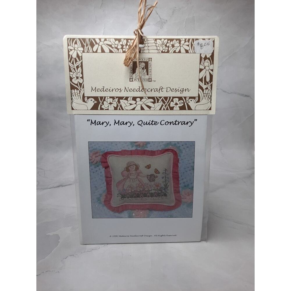 Medeiros Needlecraft Designs Mary Mary Quite Contrary Cross Stitch Chart Pattern